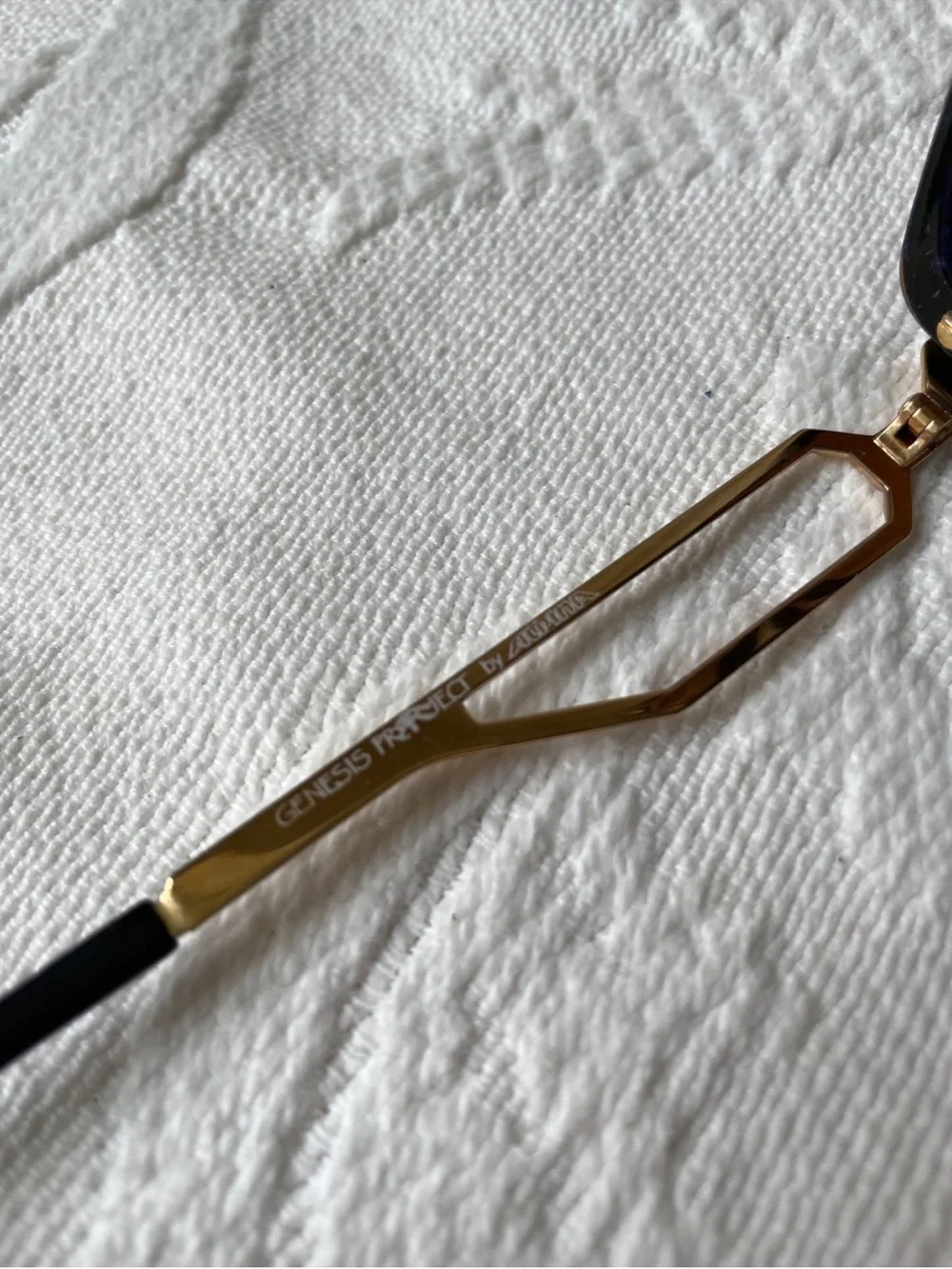Alpina Genesis Project by Zucchelli brown gold flake pristine Frames 58-12-135